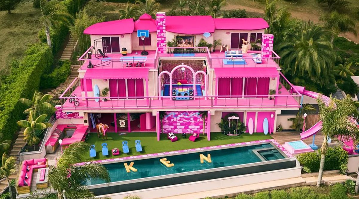Barbie:  Fans Get Chance To Stay In GIANT Custom-Built Pink ‘DREAMHOUSE’ Mansion