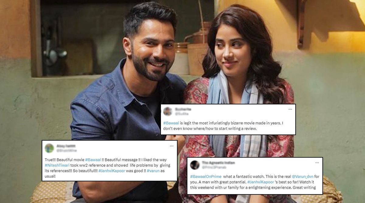 Bawaal Twitter Reactions: Janhvi Kapoor And Varun Dhawan Starrer Film Receives Positive Response; Netizens Call It ‘So Beautiful!!!’ (View Tweets)