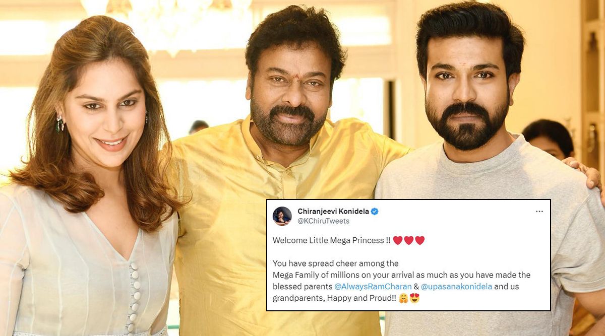 Ram Charan And Upasana Konidela Deliver A Baby Girl; Chiranjeevi Is 'Happy And Proud' With The Arrival Of ‘Mega Princess’!