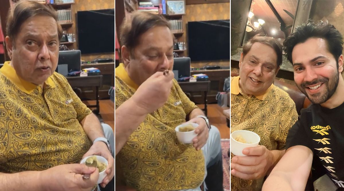 David Dhawan's reaction over son Varun making 'Halwa' for him is too cute to be missed!