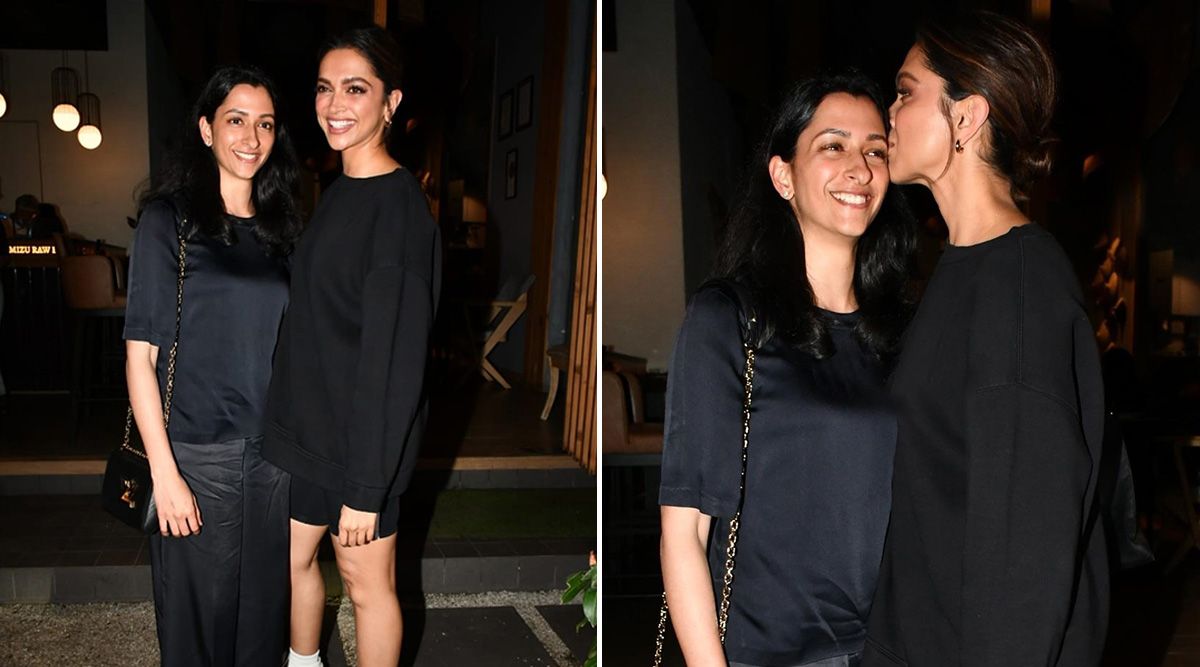 Deepika Padukone dinners with sister Anisha and the two smile wide for the pap