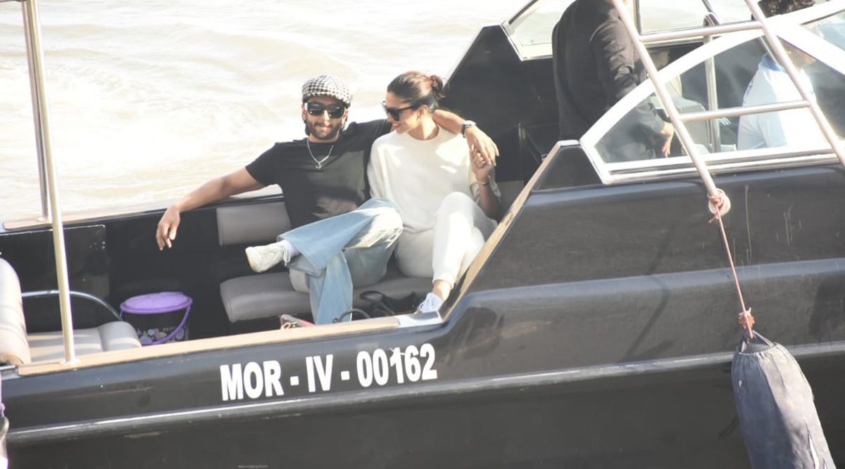 Deepika Padukone and Ranveer Singh are all smiles as they leave for their jetty trip to Alibaug