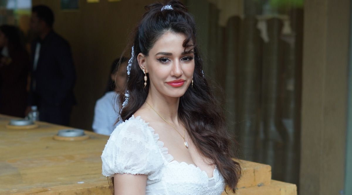 Disha Patani slaying in this cute mini-puff white dress is all we needed to see today
