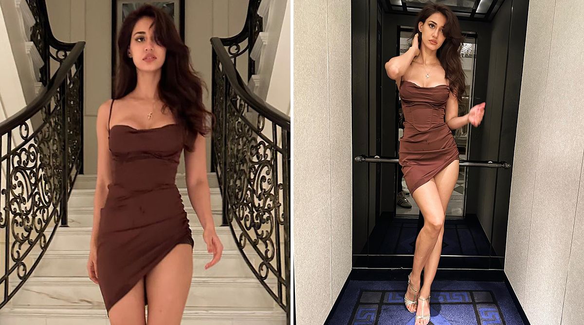 Disha Patani’s ‘hot’ and ‘sexy’ look in a brown dress set fashion goals. Pics inside!