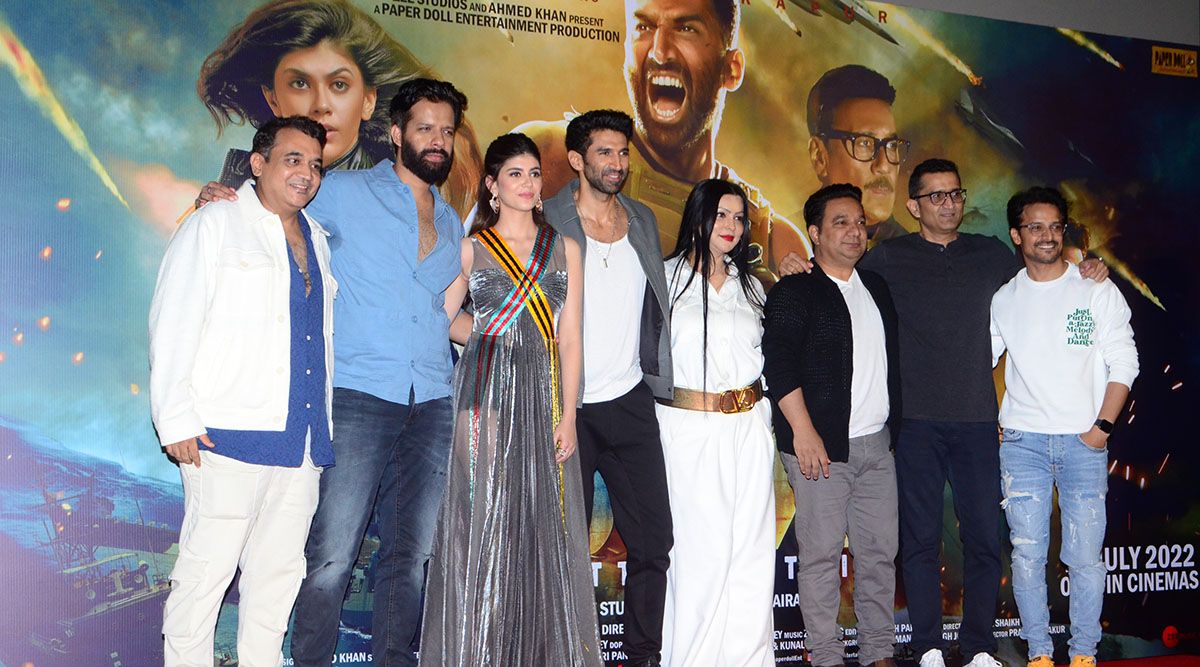 Aditya Roy Kapoor, Sanjana Sanghi, and others at trailer launch of OM:The Battle Within