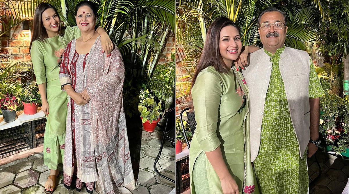 Divyanka Tripathi shares an adorable picture with parents, calls them 'Baspan ka Pyaar'