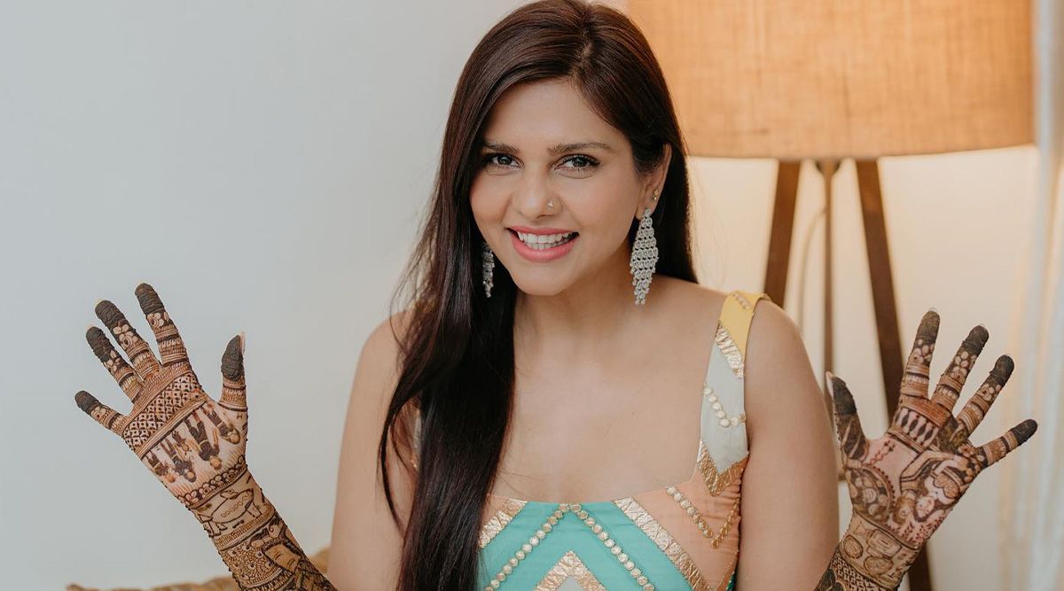 Dalljiet Kaur Wedding Galore: The Actress' Mehendi Design Reflects Her Life Story! (View Pics)