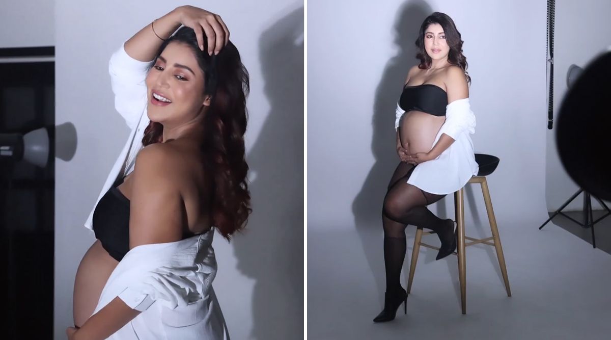 Mom-to-be Debina Bonnerjee flaunts her baby bump in maternity shoot BTS