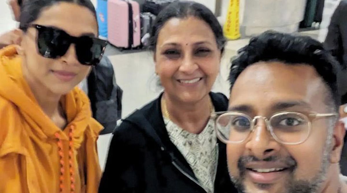 Fan posts picture with Deepika Padukone at the airport revealing how she interacted with his family