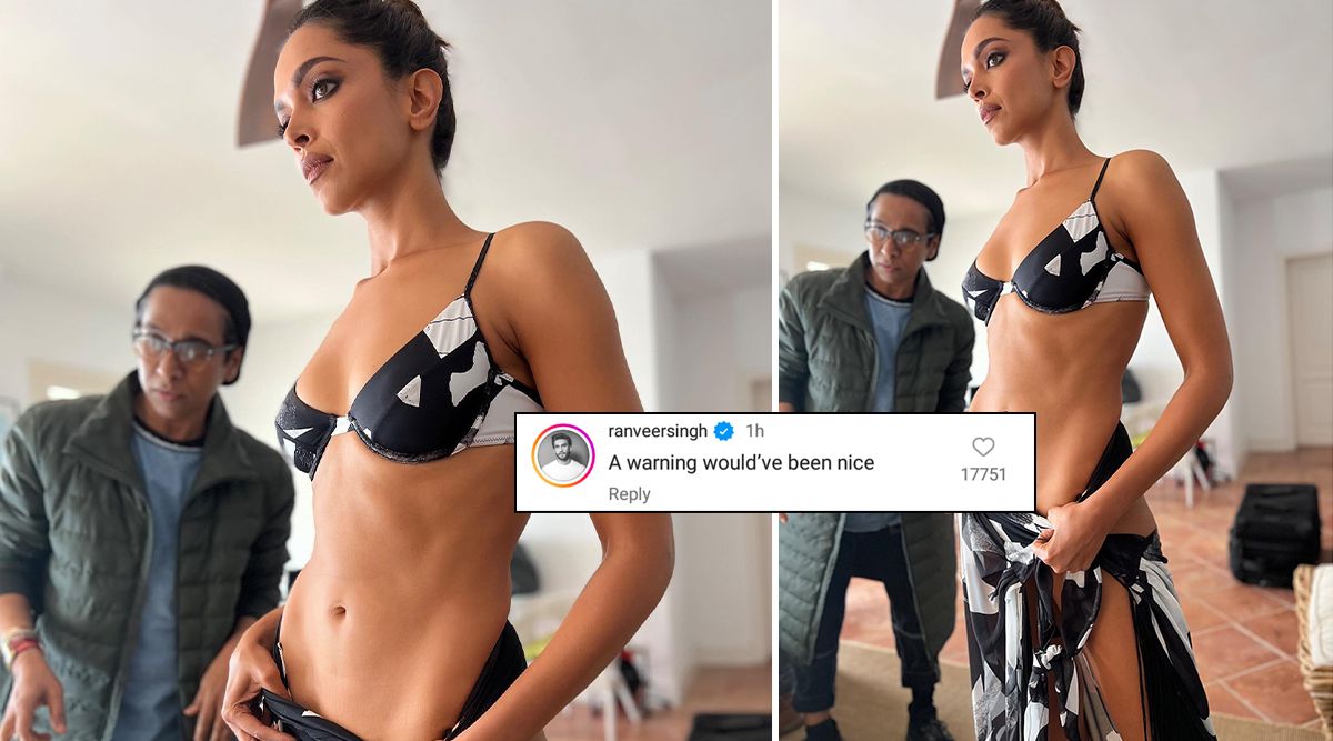 Deepika Padukone’s Sultry Seductress Look In Bikini Made Ranveer Singh Fall In Love All Over Again! Says, ‘A Warning Would’ve Been Nice’ And We Couldn’t Agree More! (View Pic)