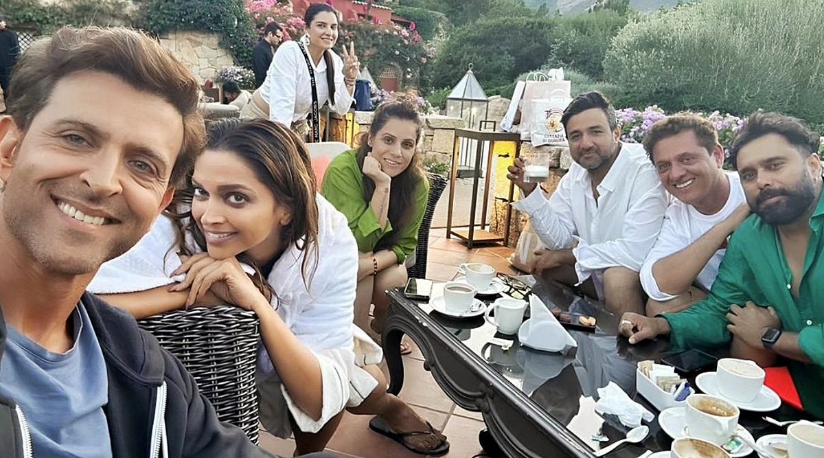 Fighter: Deepika Padukone And Hrithik Roshan's Coffee BREAK With Siddharth Anand In Italy Goes Viral! 