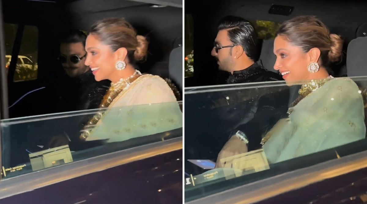 Deepika Padukone-Ranveer Singh Indulge In Rare PDA Post Attending A Wedding Party In Mumbai 