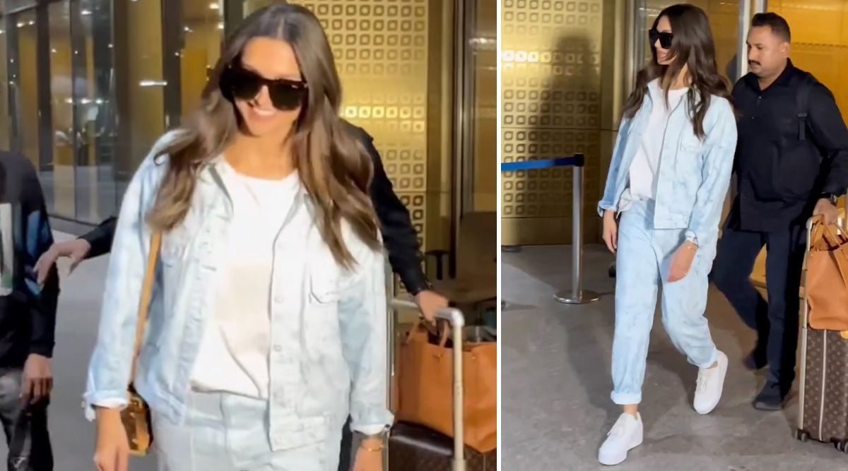 Deepika Padukone Flaunts Her Dimples As She Arrives At The Mumbai Airport; Watch How She Reacts When Paps Congratulate her! 