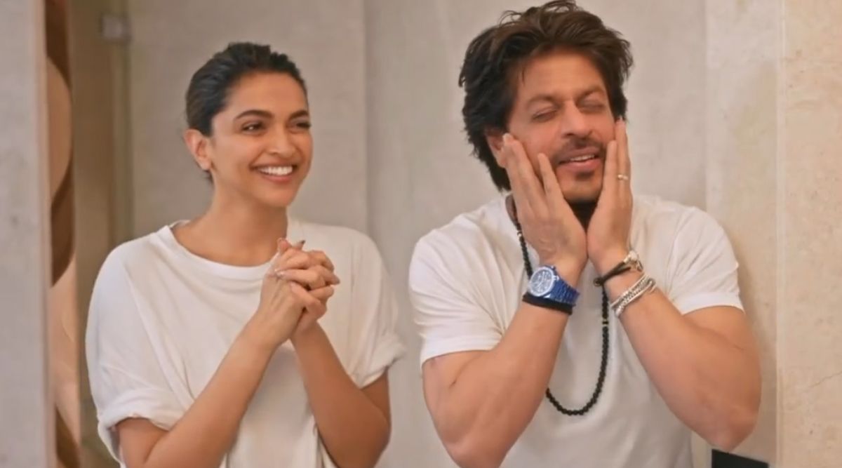 Watch Deepika Padukone giving SKIN care tips to Shah Rukh Khan in THIS ADORABLE video!