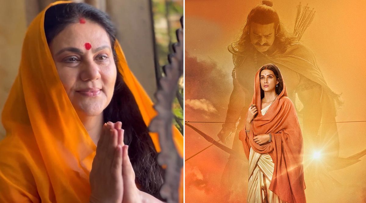 Adipurush: Dipika Chikhlia, 'Sita' From TV Ramayana, Shares A VIDEO Amid Prabhas Starrer Film Controversies; Netizens Says 'Ek Reel Puri Film Pe Bhari Padegi' (Watch Video)