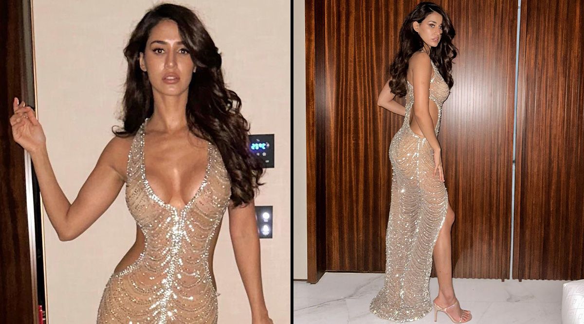 Actress Disha Patani sets a high bar of hotness in a cut-out gown and gets compared with Kim Kardashian; SEE MORE!