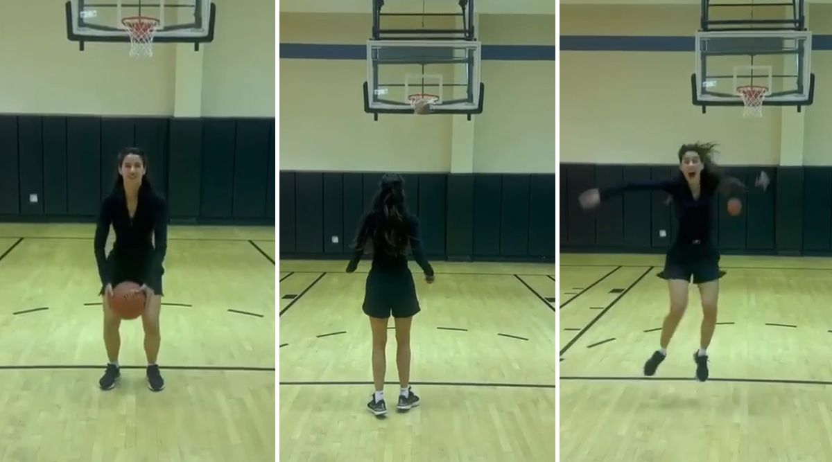 Disha Patani Aces A Blind Shot At Basketball, Leaves Netizens Wondering The Number Of Attempts (View Comments)