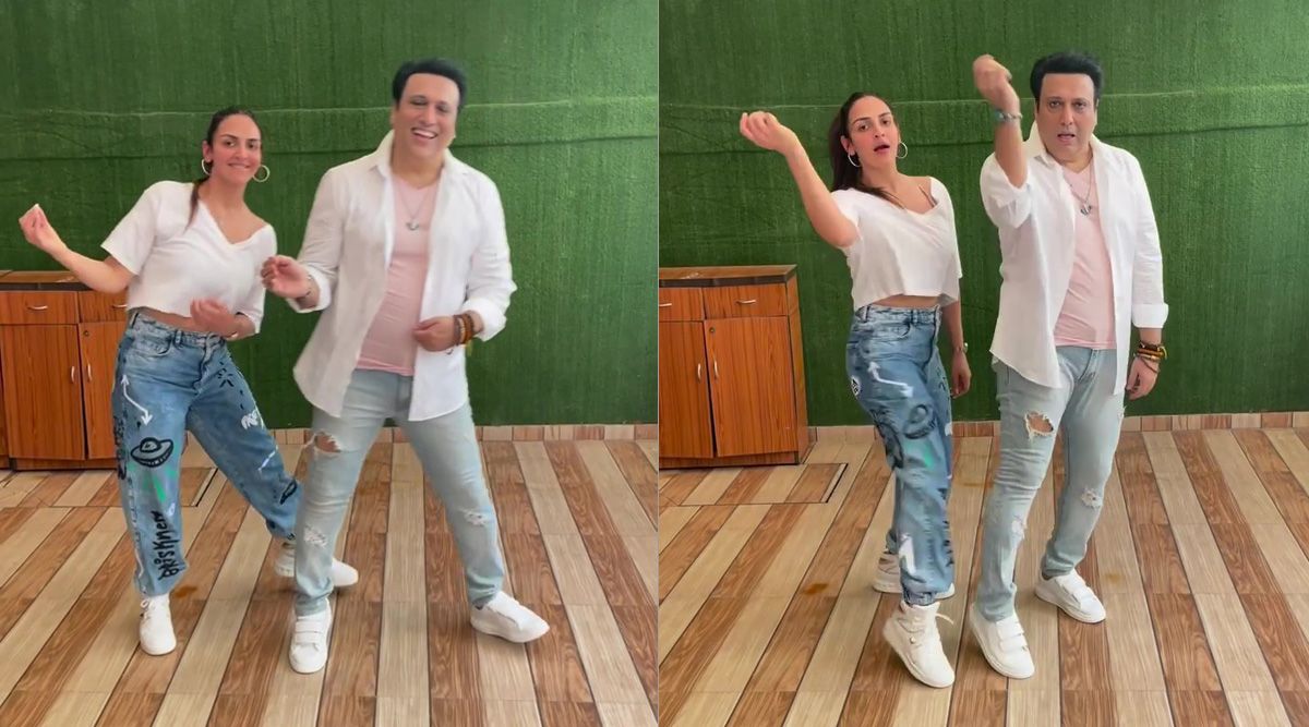 Esha Deol enjoys her fangirl moment while shaking a leg with Govinda, actress Neelam reacts