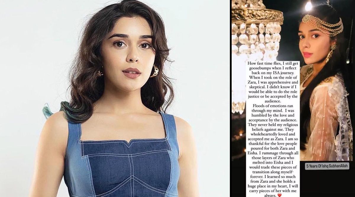 CONGRATULATIONS! Eisha Singh OVERWHELMED As Ishq Subhan Allah completes 5 Years, Says ‘Humbled That The Audience Never Held My Religious Belief Against Me’ (View Post)