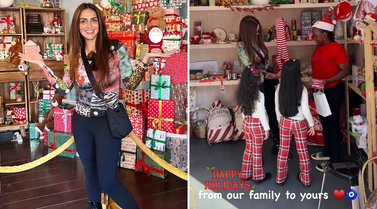 Esha Deol along with her Daughters Radhya and Miraya Takhtani are enjoying Christmas Shopping; See pics! 