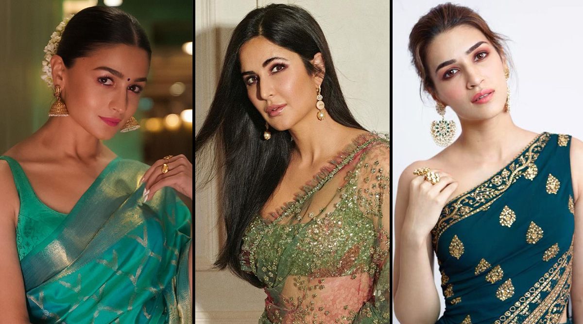 Take Inspiration From These 10 Bollywood Divas For Your Festive Look on Day Eight of Navratri 2022 in Peacock Green