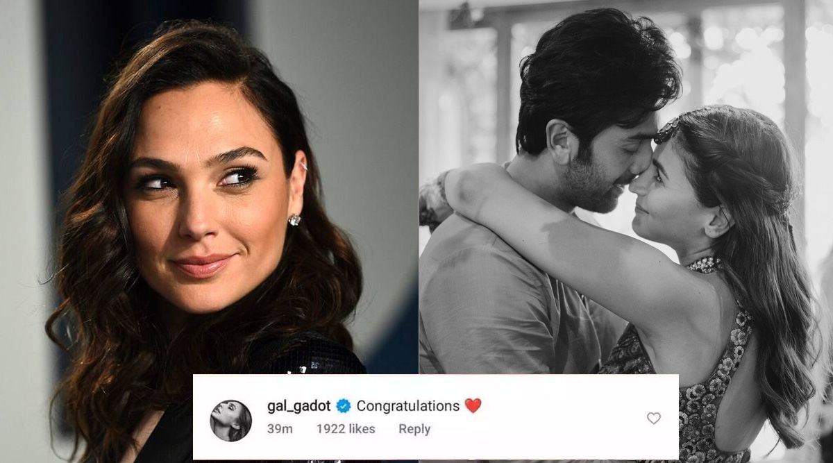 Gal Gadot takes to Instagram to wish Alia Bhatt & Ranbir Kapoor on their wedding