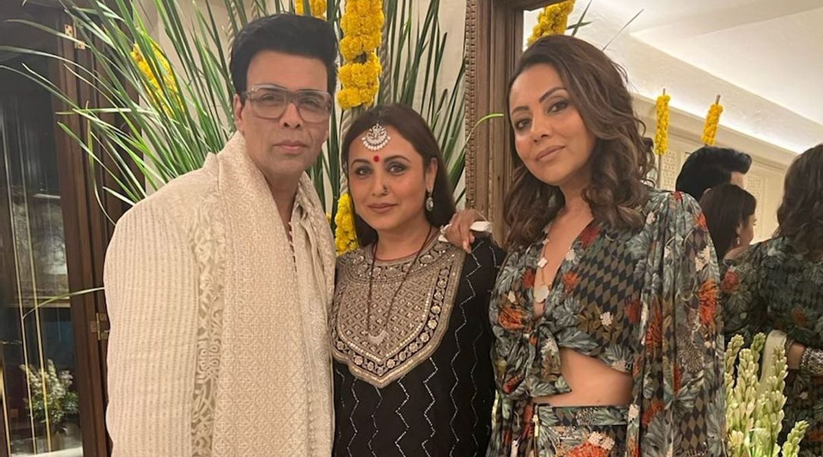 SRK's wife Gauri Khan and Karan Johar are in an iconic Diwali photo, but Rani Mukerji's beautiful nose ring steals the show