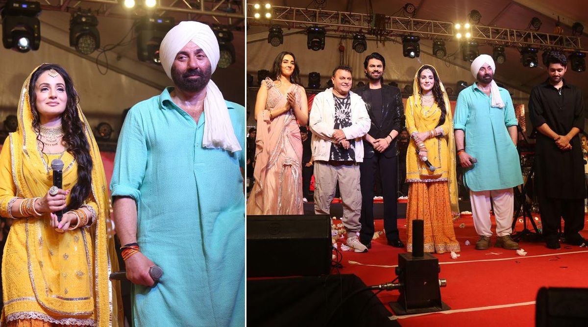 Gadar 2: Sunny Deol -  Ameesha Patel's Promotional Event Gathers More Than 10,000 Fans To Greet Them! (Watch Video)