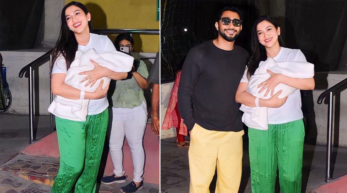 Newly Parents Gauahar Khan and Zaid Darbar's Radiate Happiness As They Take Their Baby Boy Home (Watch Video)