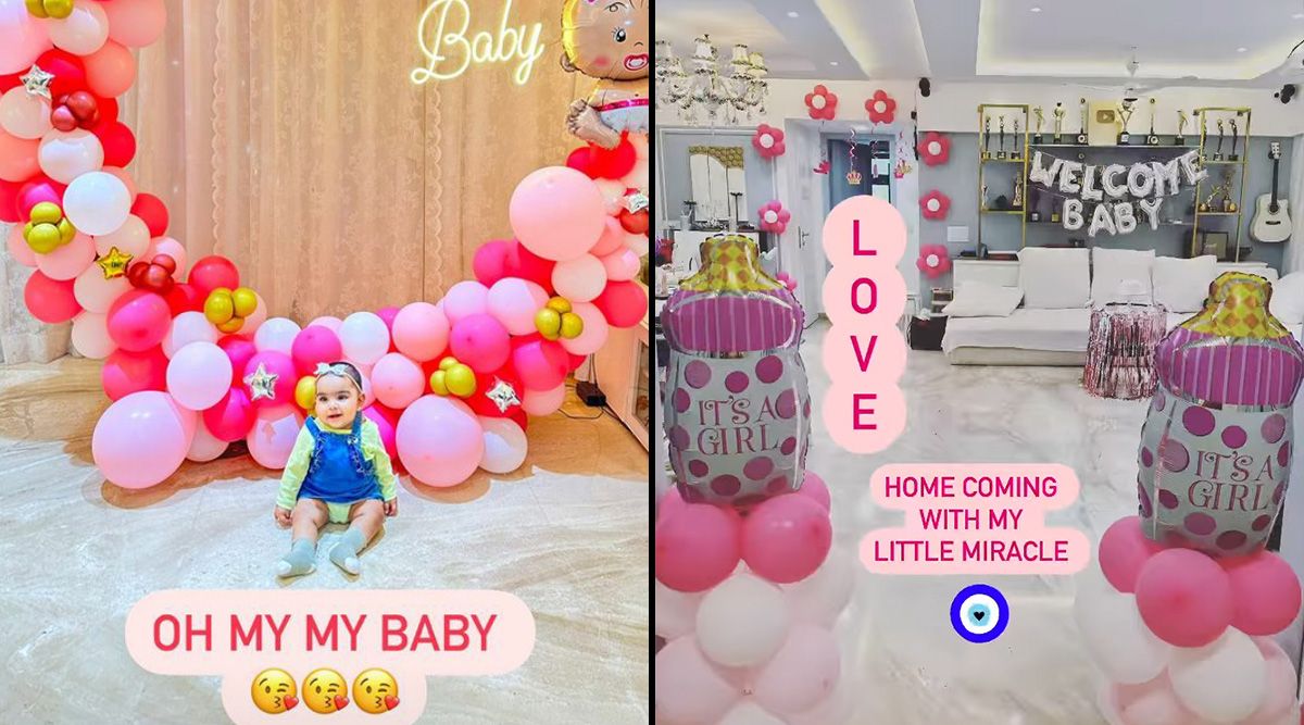 Check out pictures of Gurmeet & Debina welcoming their baby girl home with THIS CUTE setup!