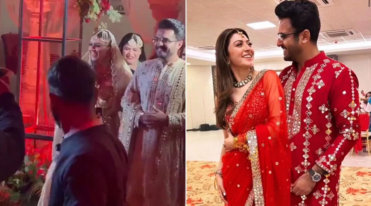 Hansika Motwani's Marriage glimpse, Mesmerizing look of the actress from Sufi night; See More!