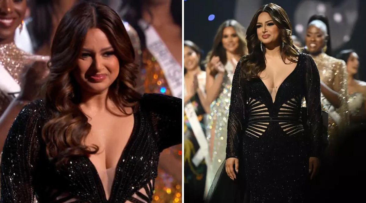 Harnaaz Sandhu almost tripped on the stage during her final walk at Miss Universe 2022; she held her tears!
