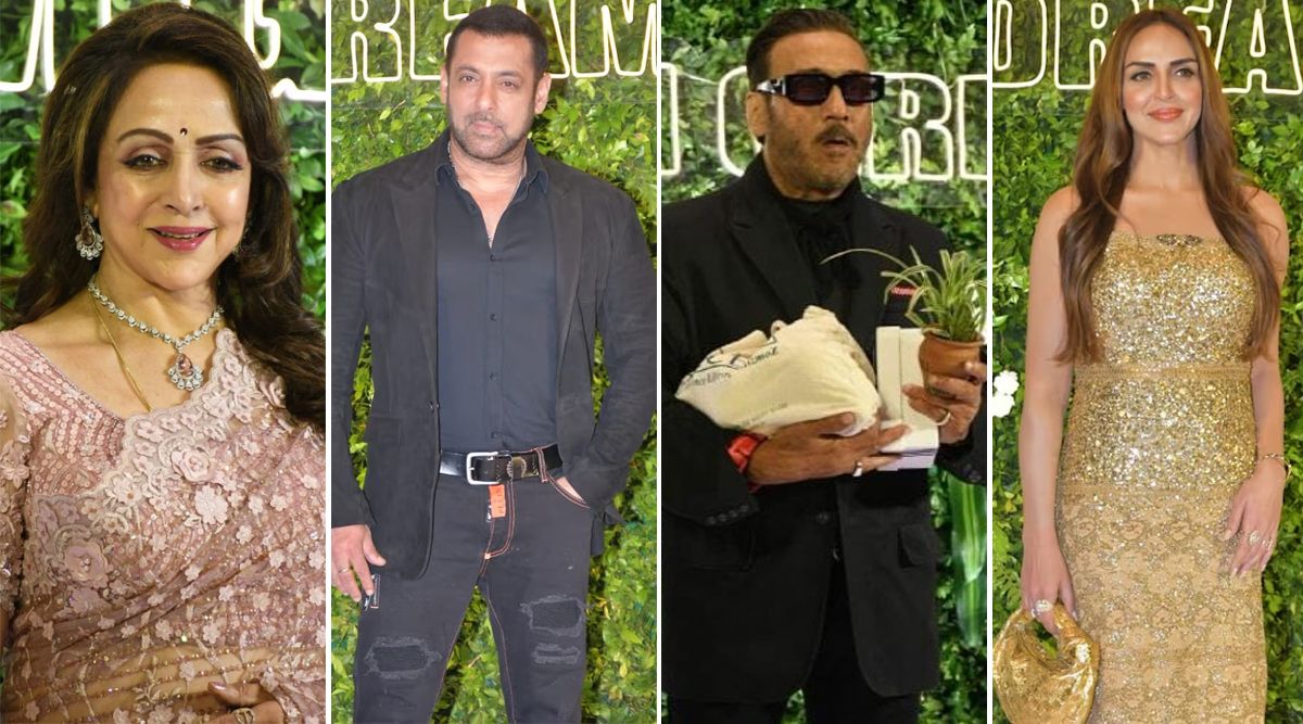 Hema Malini's Stunning 75th Birthday Bash Look; Salman Khan, Jackie Shroff, And Esha Deol's Star-Studded Arrival Is Unmissable! (Watch Video)