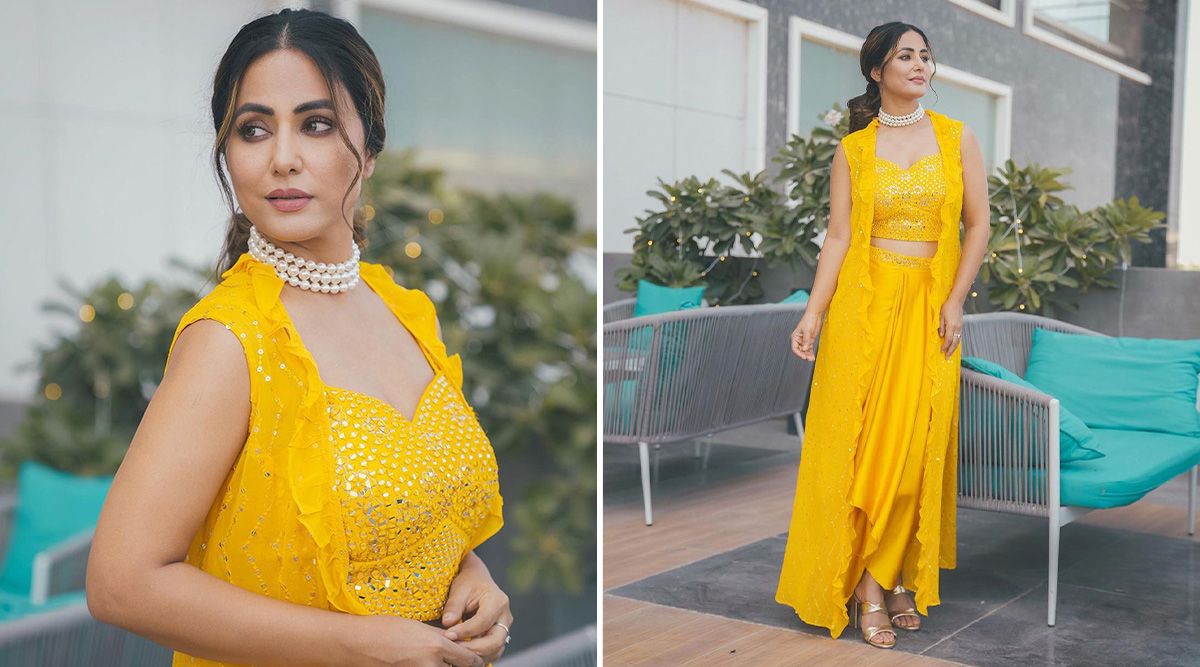 Hina Khan Looks Gorgeous in a Vibrant Yellow Ethnic Outfit That Would Make The Ideal Diwali Outfit