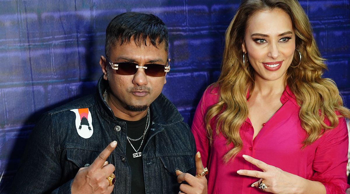 At Mad Studio Andheri, Honey Singh and Iulia Vantur were spotted.