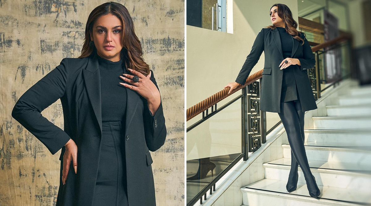 Huma Qureshi in all black looks EXTRAORDINARY; her pictures have taken over our hearts; Outfits details inside! 