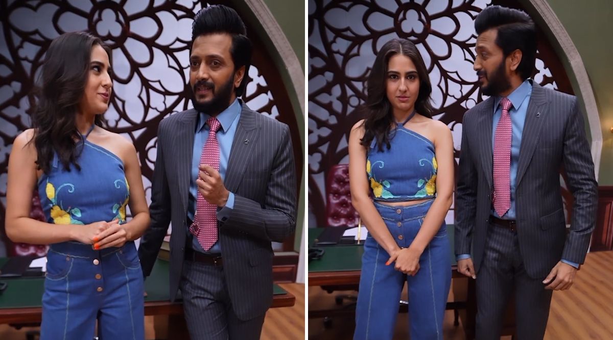 Check out THIS HILARIOUS video of Sara Ali Khan trying her ‘knock knock’ jokes on Riteish Deshmukh!