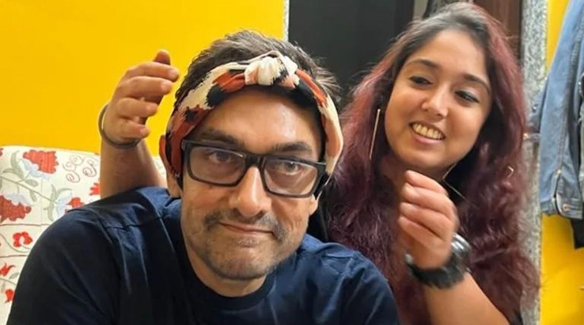 Ira Khan spends quality time with her father Aamir Khan and admits that he did her make-up 'better than her'