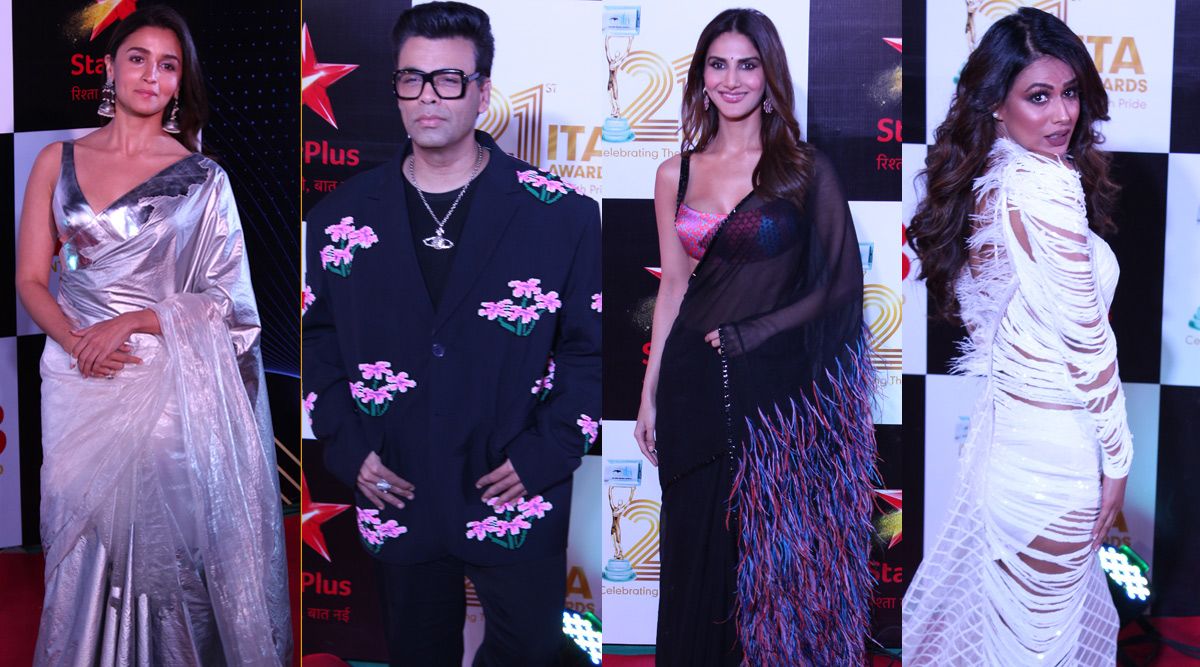 Alia Bhatt, Karan Johar, Vaani Kapoor, and Nia Sharma raise the glam quotient on the red carpet of ITA Awards 2022