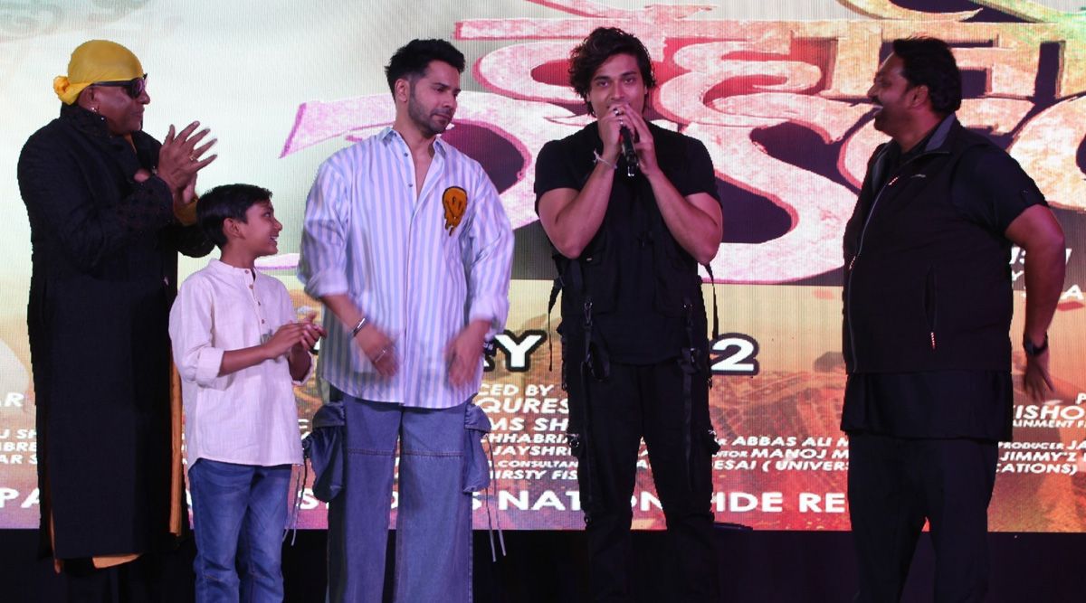 Varun Dhawan attends the music launch of Dehati Disco