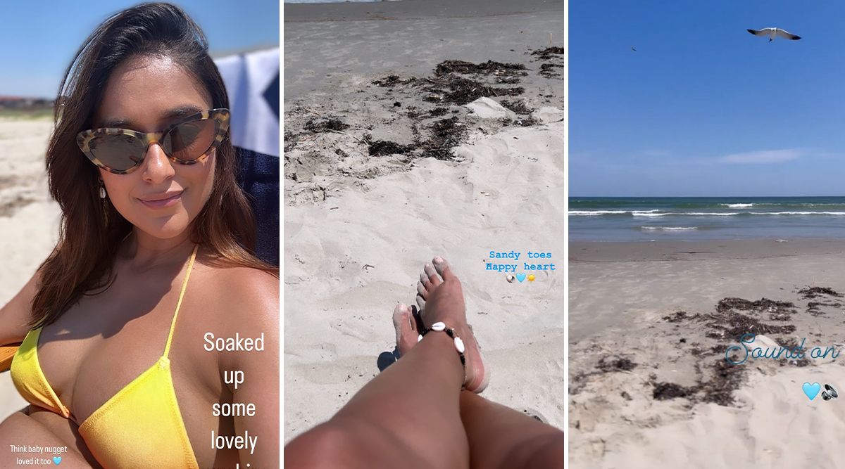 Aww! Radiant Mom-to-Be Ileana D'Cruz Embraces Beach Bliss; Shares Moments With Her Instagram Fans (View Post)