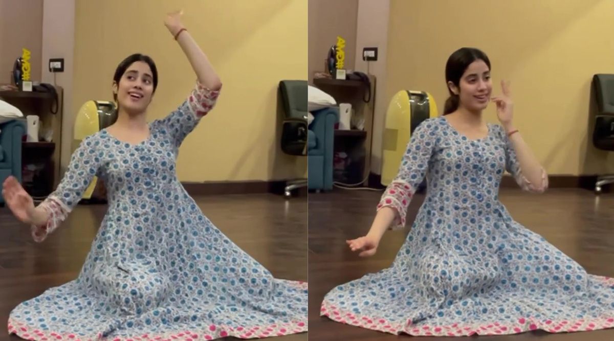 Janhvi Kapoor tries to recreate Rekha's iconic song 'In Aankhon Ki Masti' in an elegant way