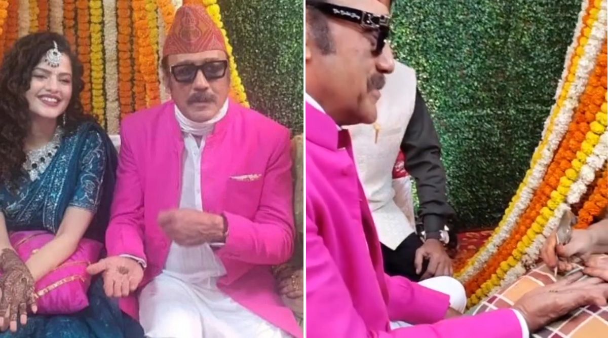 Jackie Shroff gets spotted in Singer Palak Muchhal's Mehndi Ceremony! See what he says?
