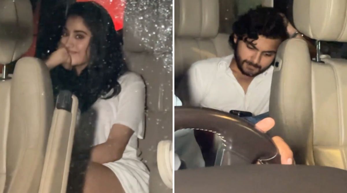 Janhvi Kapoor And Her Boyfriend Shikhar Pahariya Twin In White As They Pay A Visit To Arjun Kapoor (Watch Video)