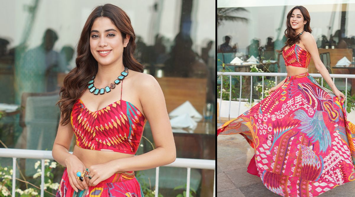 In Juhu, actress Janhvi Kapoor Was Seen at Sun N Sand Promoting Her Movie Mili