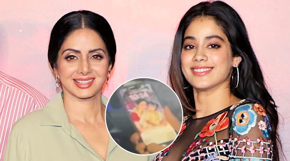 Janhvi Kapoor’s Picture With Her Mother Sridevi On Her Mobile Is the Most SACRED Thing On The Internet Today! (View Pic)
