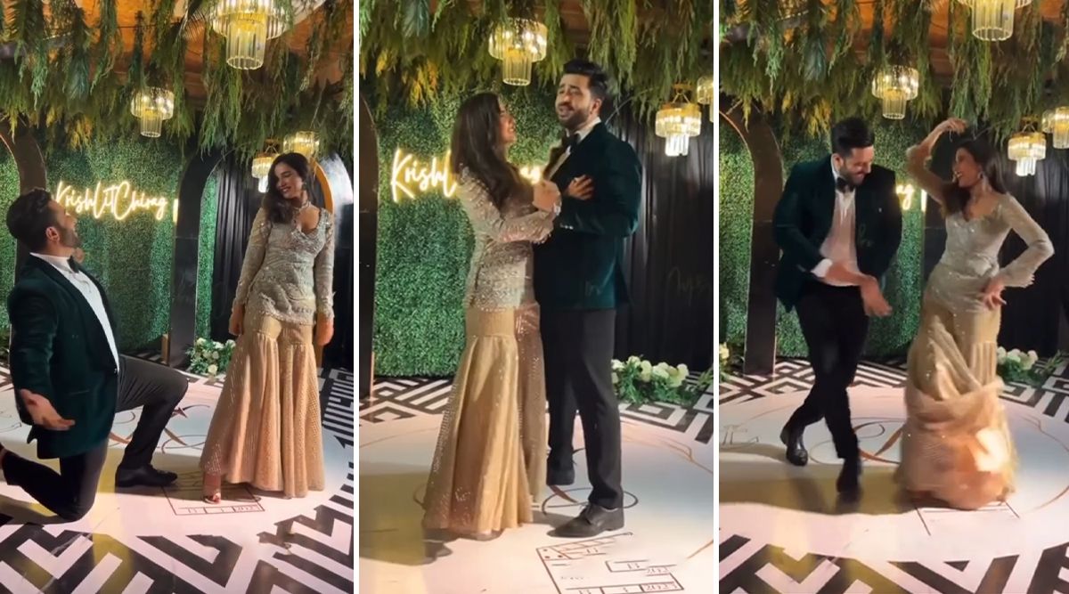 Krishna Mukherjee Sangeet Ceremony: Jasmin Bhasin And Aly Goni's Flawless BHANGRA MOVES Are A Visual Delight! (Watch Video)