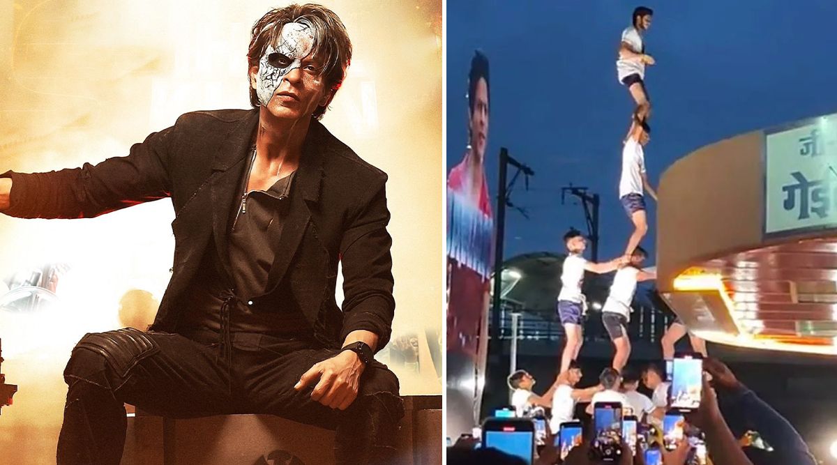 Jawan: Shah Rukh Khan Fans Craze Go High Prior To The Release Of The Movie; Celebrate Janmashtami Outside Of Theatres (Watch Video)