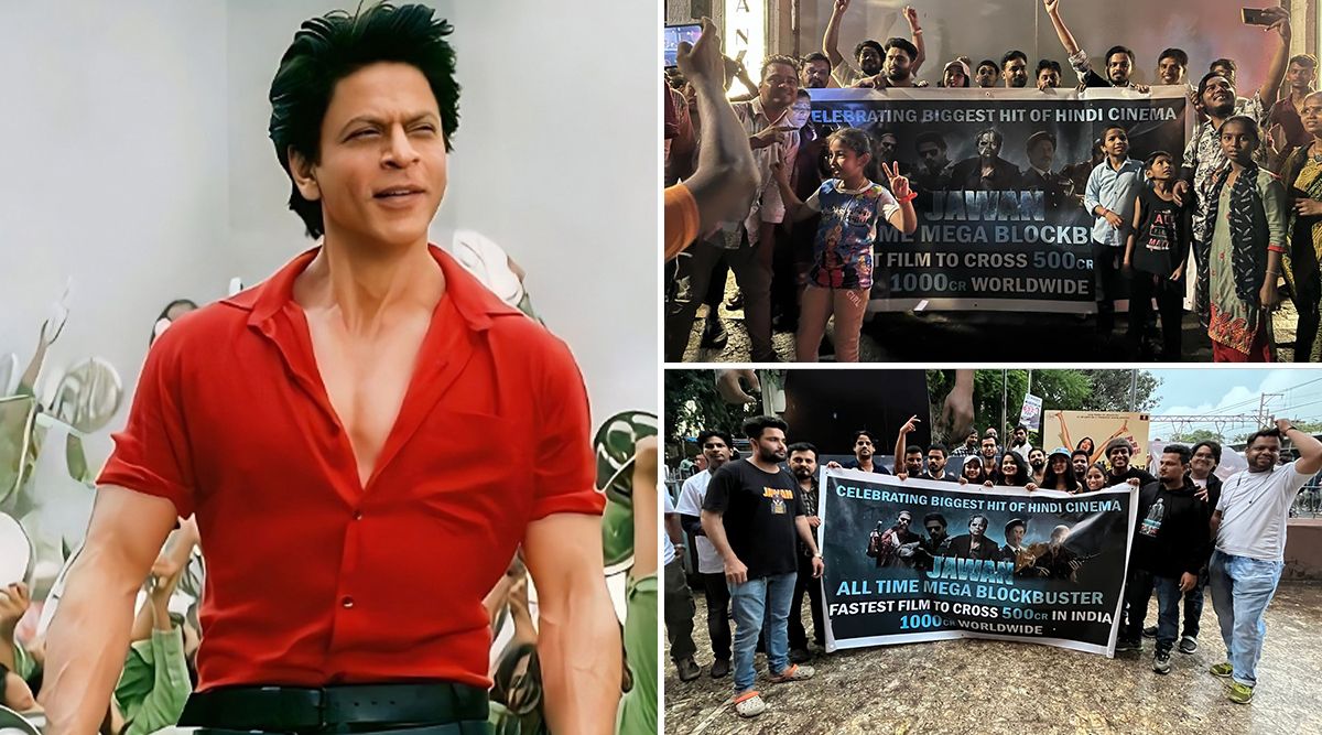 Jawan: Shah Rukh Khan Fans Flock To Gaiety Galaxy In Mumbai To Celebrate Monumental 1000 Crores Box Office Triumph! (View Pics)