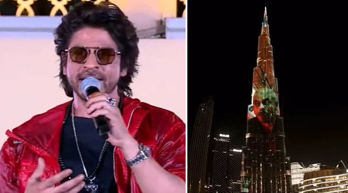 Jawan Celebrations At Burj Khalifa: Shah Rukh Khan Shows His Moves With Arabic singers On Chaleya! 